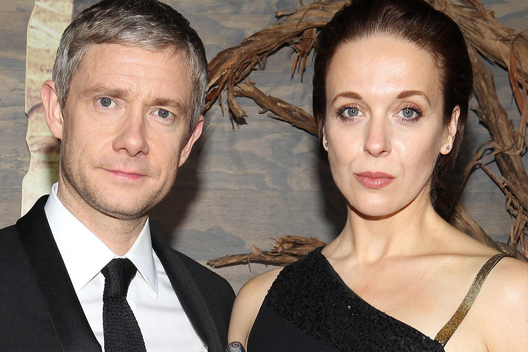 Martin Freeman y Amanda Abbington