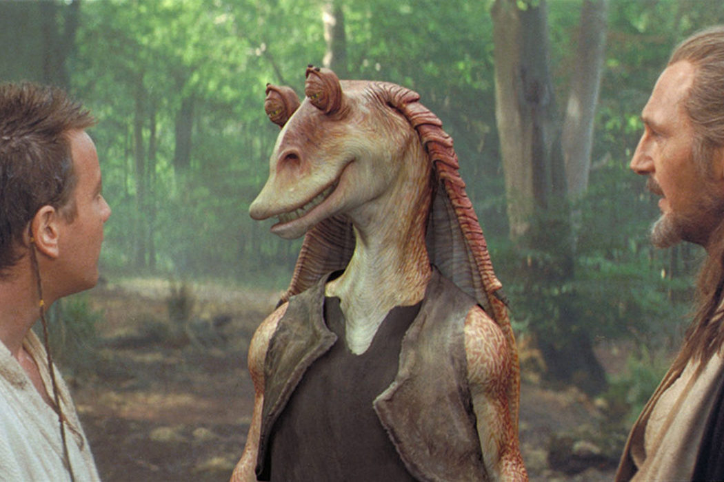 Jar Jar Binks sabía cómo usar la Fuerza