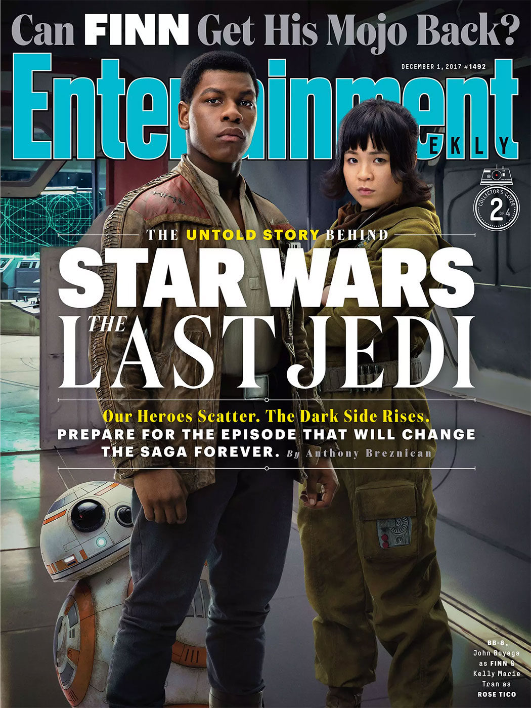 Portada Nº2 - BB-8, Finn y Rose Tico