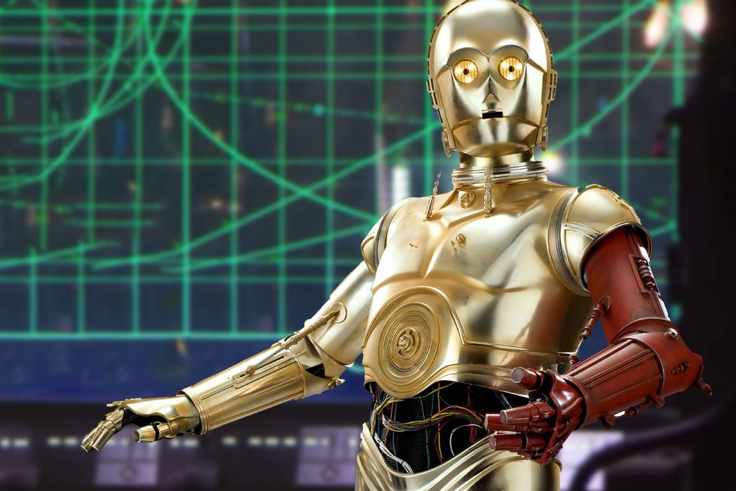 C-3PO y su brazo rojo