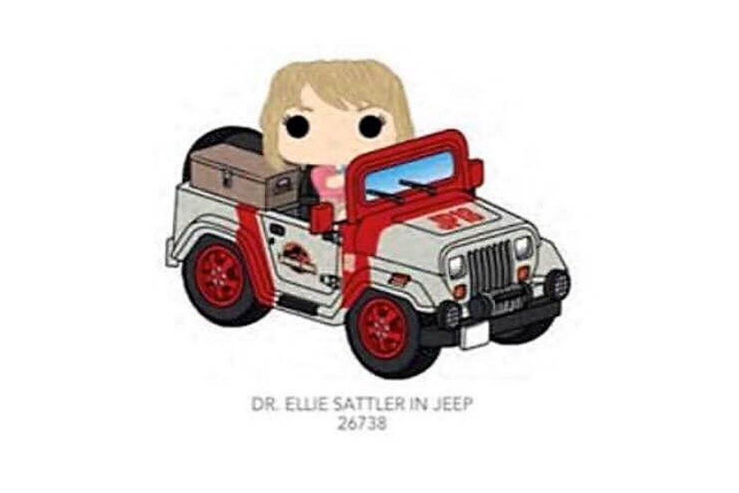 Doctora Ellie Sattler en Jeep