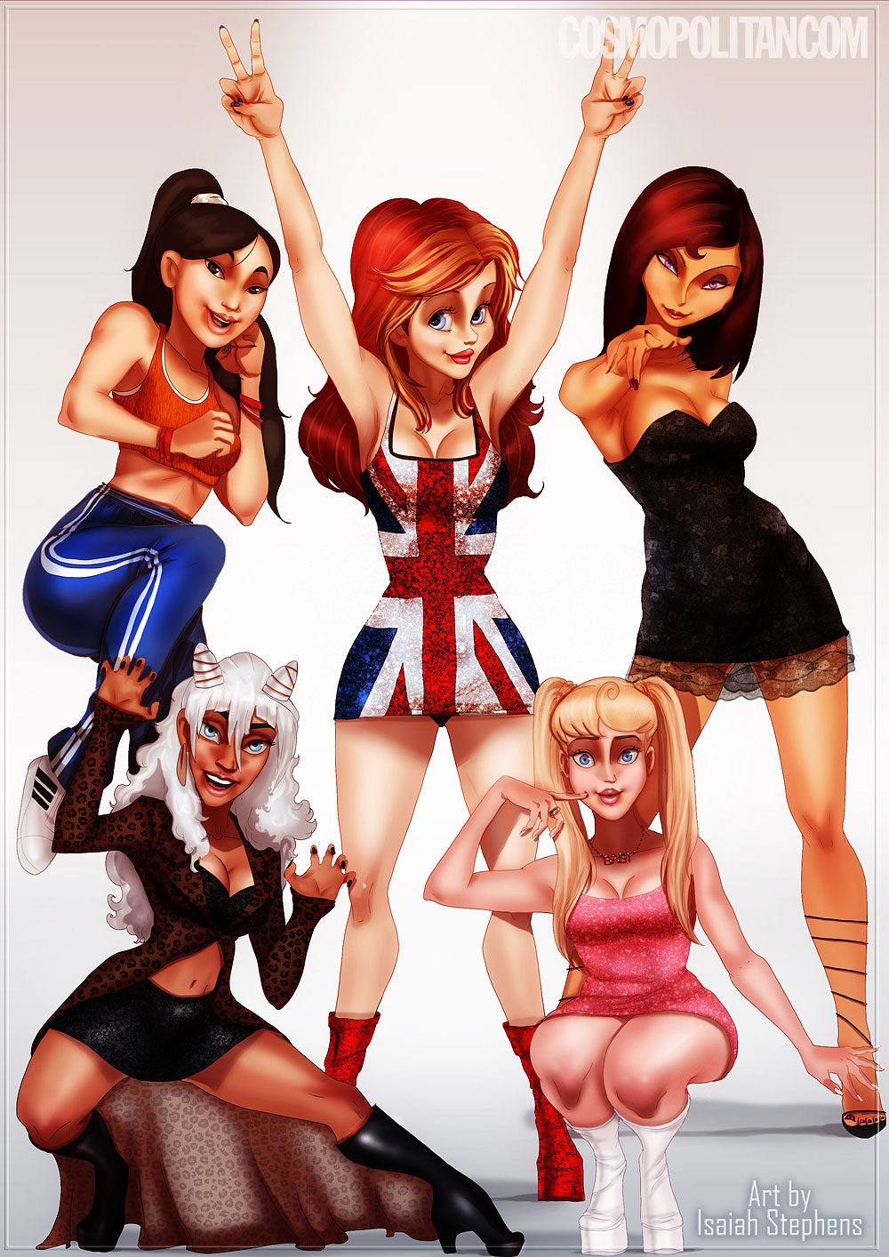 Mulan, Ariel, Megara, Kida y Aurora son las Spice Girls