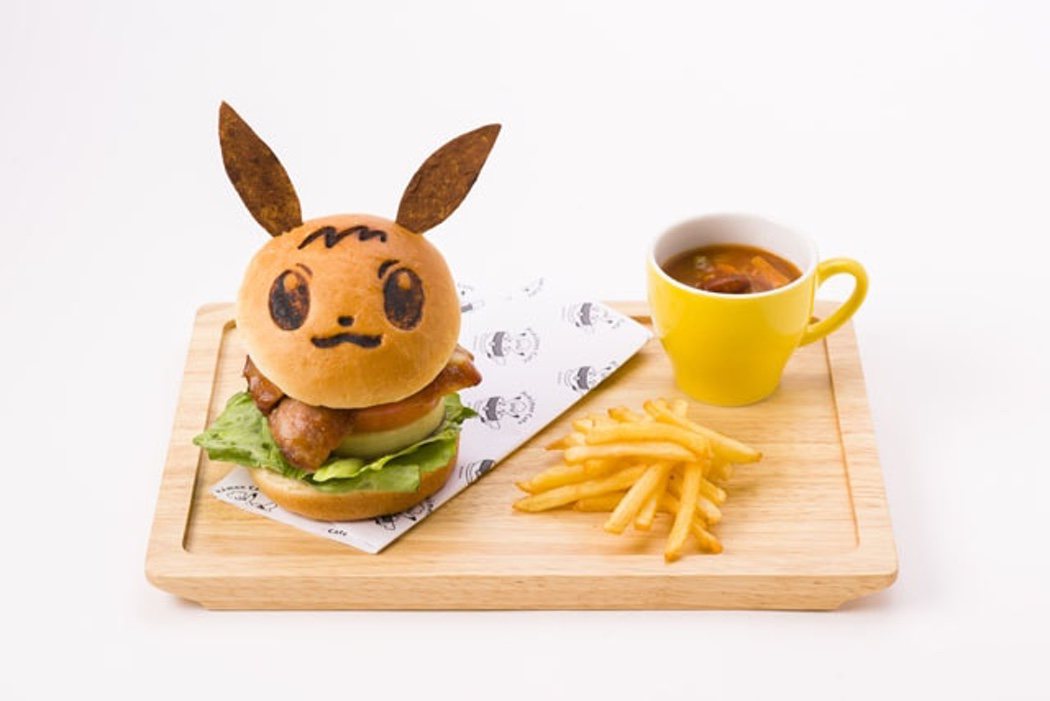 Menú Eevee del Pokémon Café