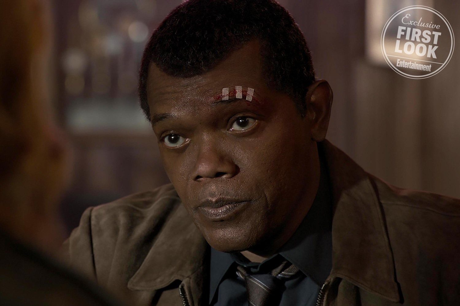 Nick Fury (Samuel L. Jackson) rejuvenecido