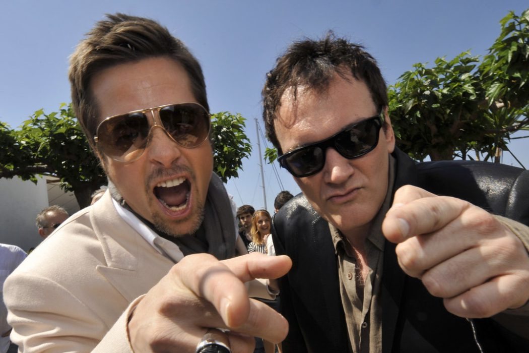 Quentin Tarantino y Brad Pitt