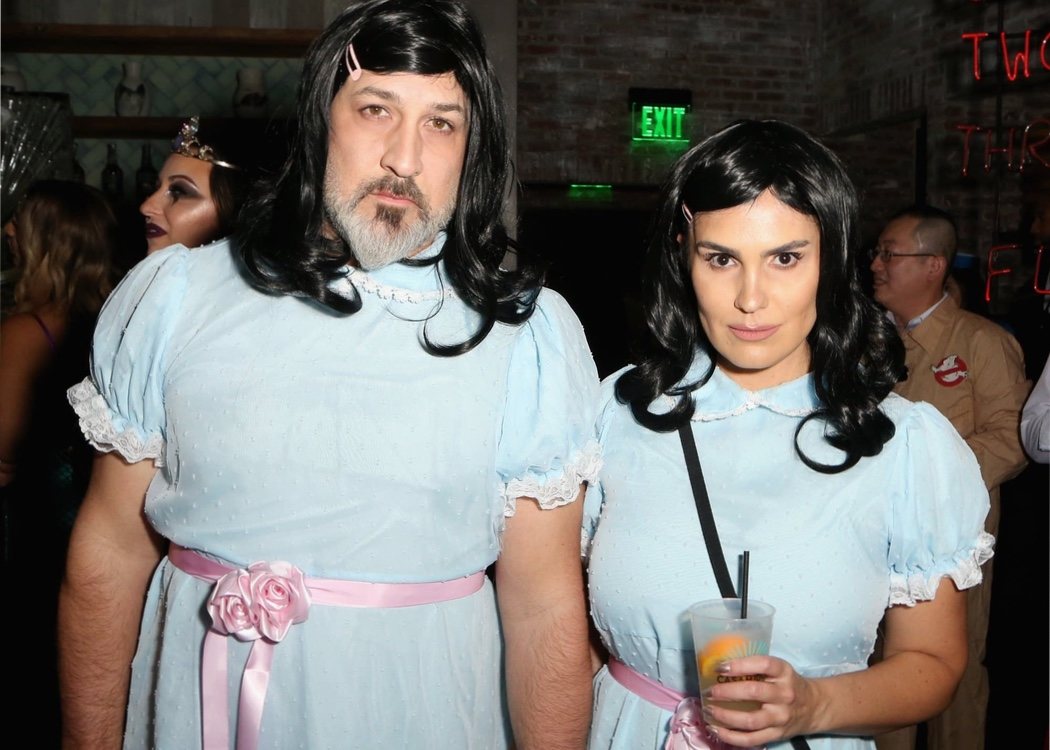 Joey Fatone y Izabel Araujo 