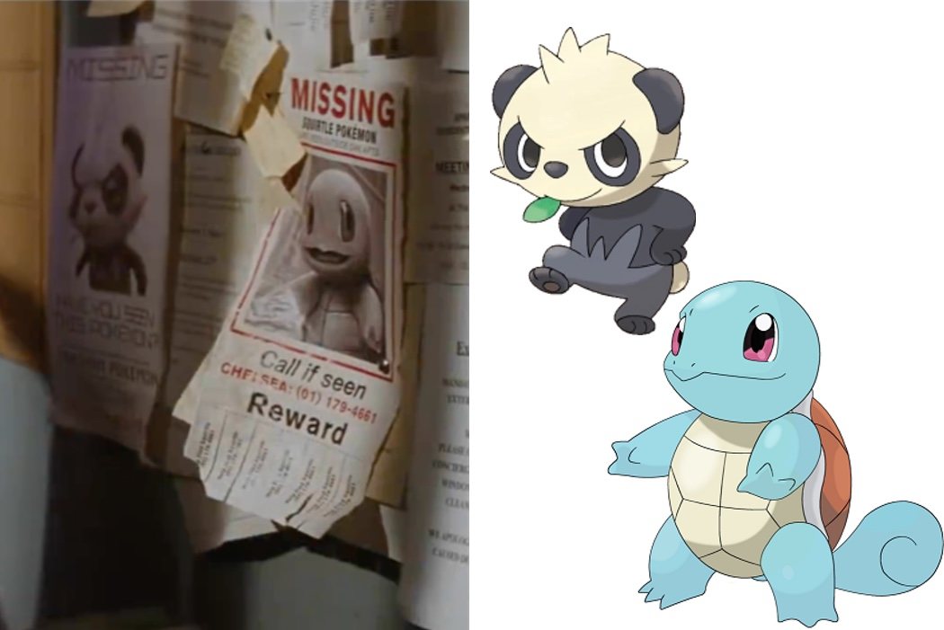 Squirtle y Pancham