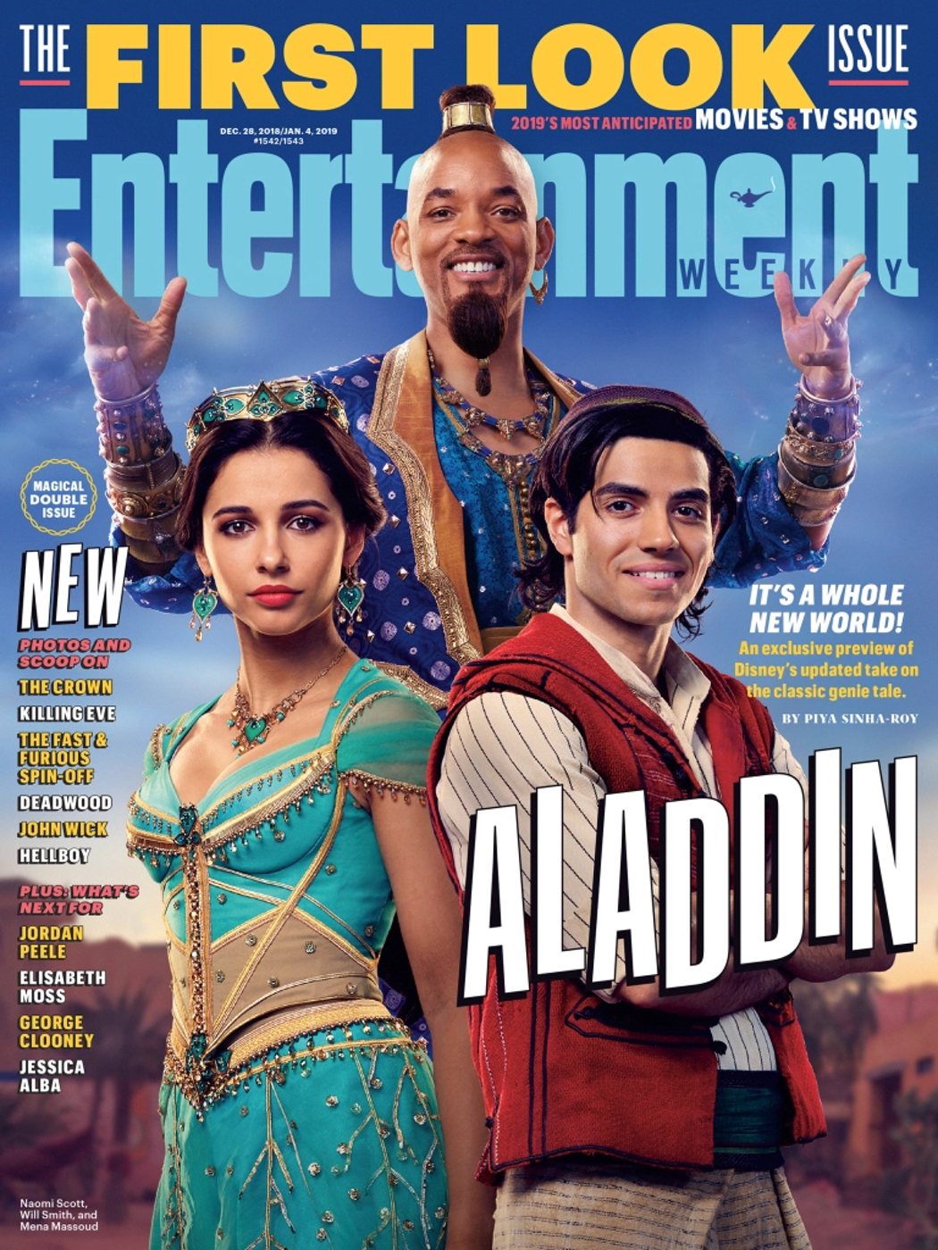 Jasmine, el Genio y Aladdin