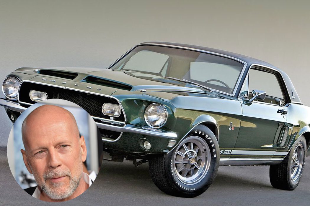 Bruce Willis (1968 Shelby Mustang GT500)