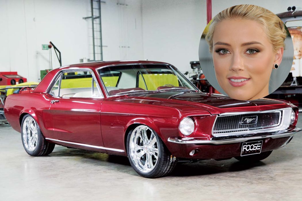 Amber Heard (1968 Mustang)