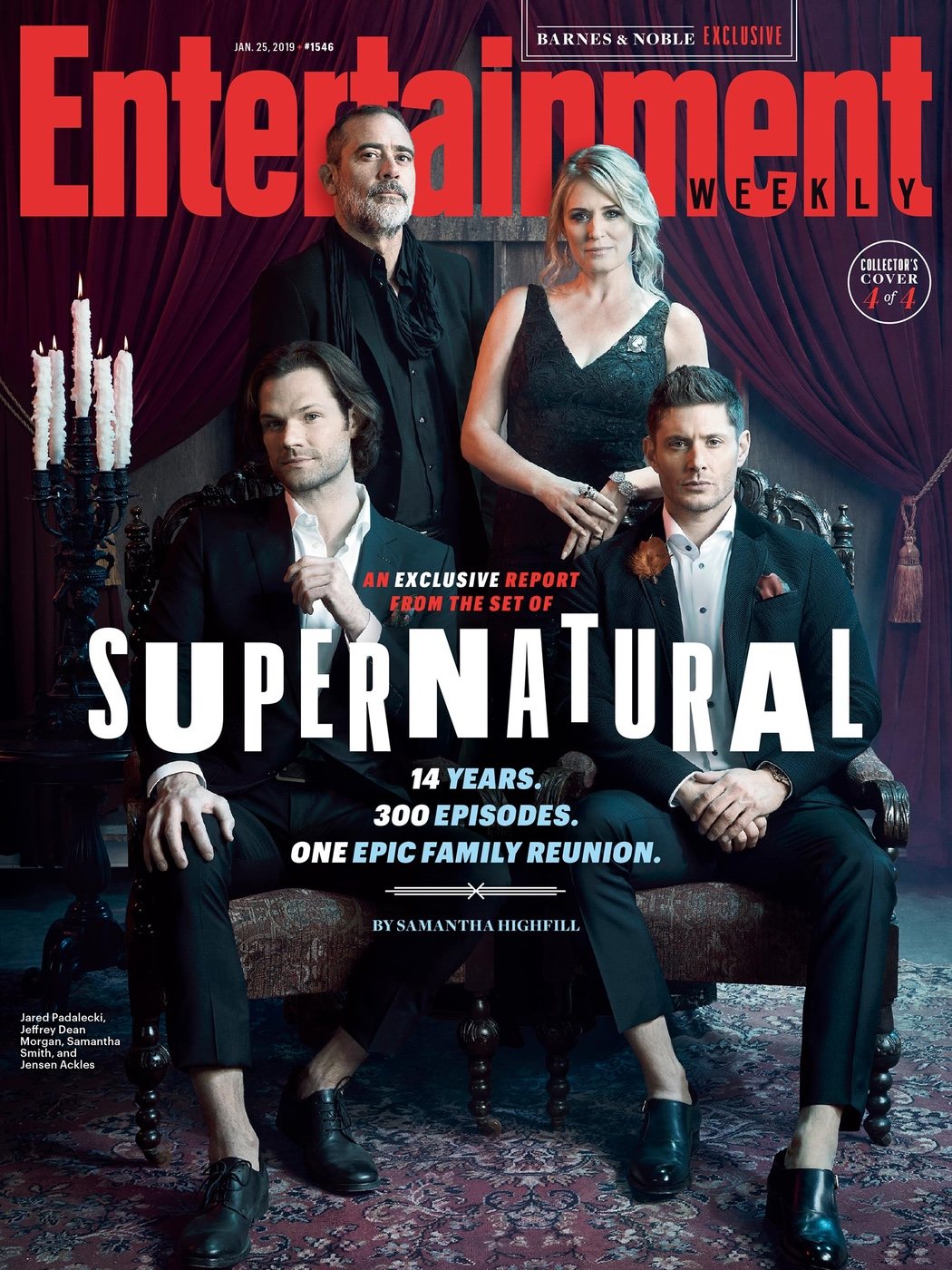 Portada EW con la familia Winchester al completo