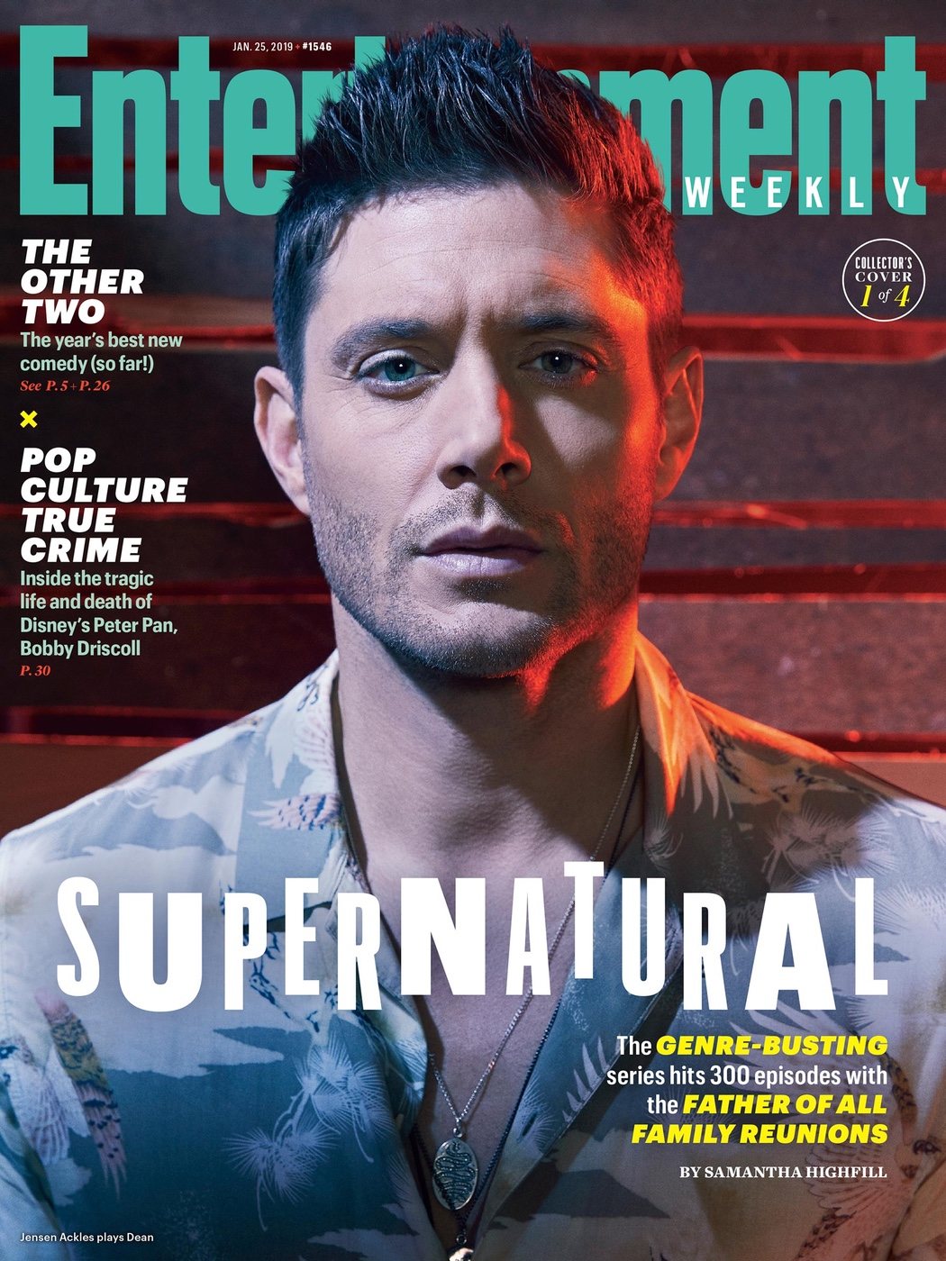 Portada EW con Dean Winchester