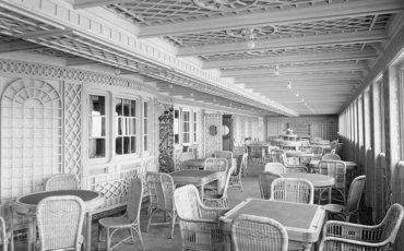 Café Parisien, a bordo del Titanic en 1912