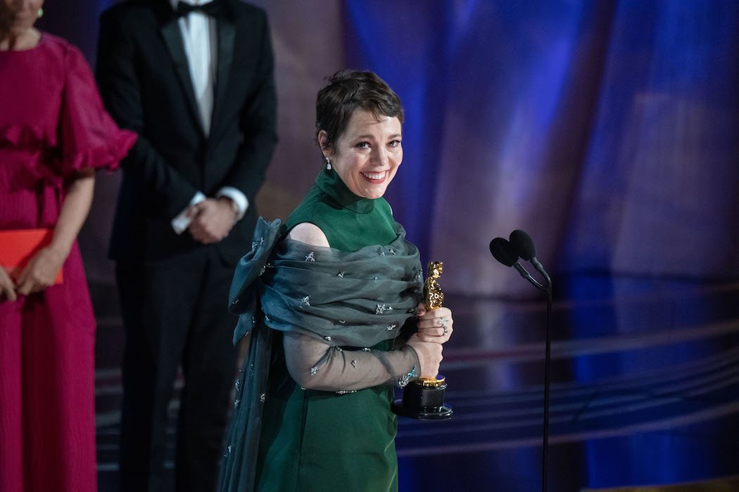 Olivia Colman enamorando al mundo