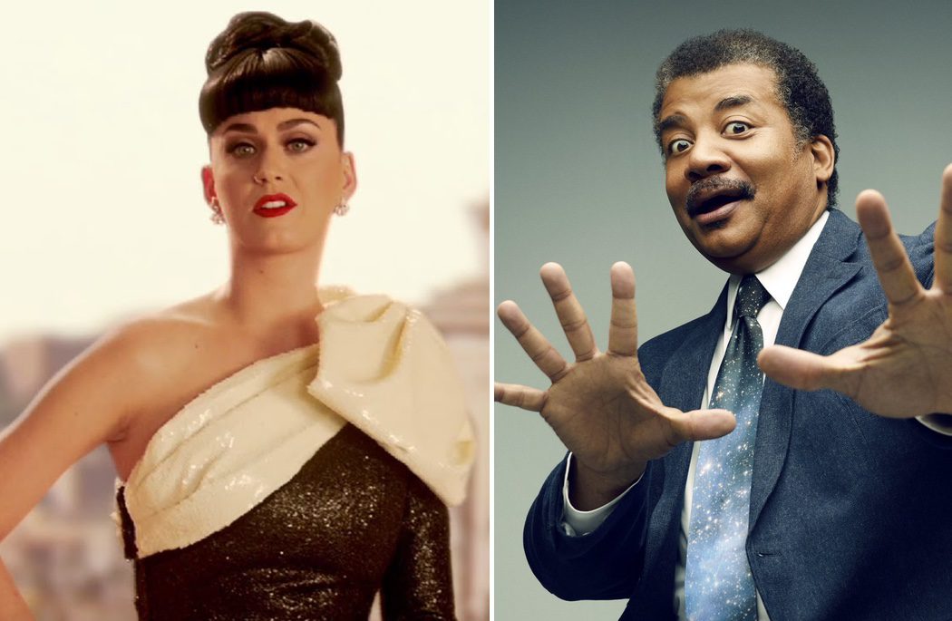 Katy Perry y Neil DeGrasse Tyson