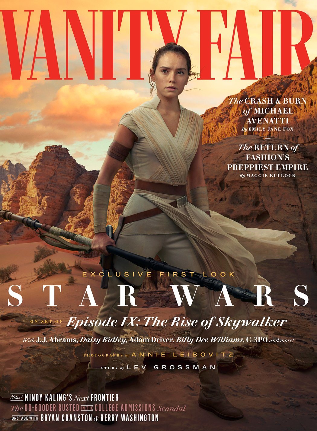 Daisy Ridley protagoniza una de las dos portadas de Vanity Fair