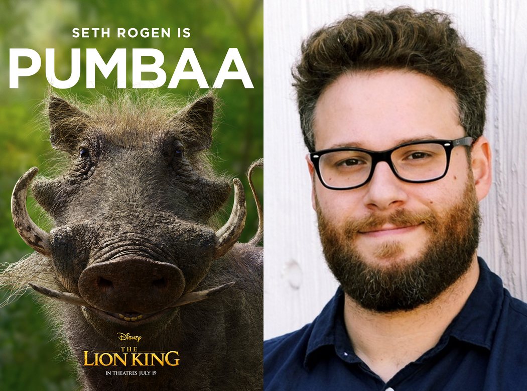 Seth Rogen es Pumbaa