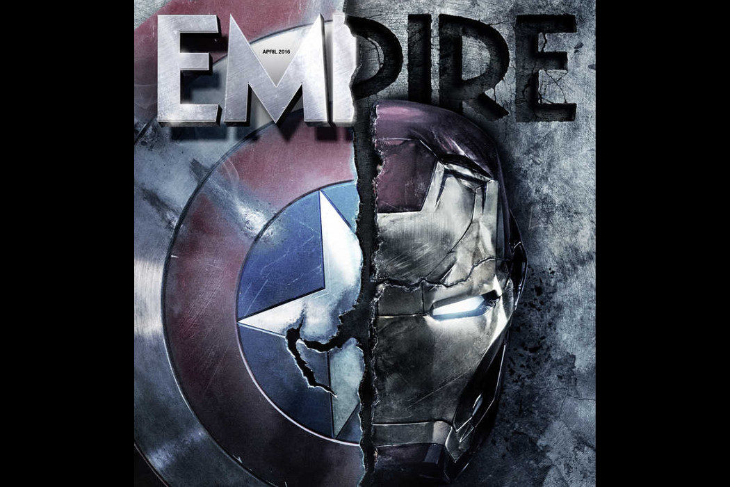 Portada Empire 'Capitán América: Civil War' Los escudos enfrentados