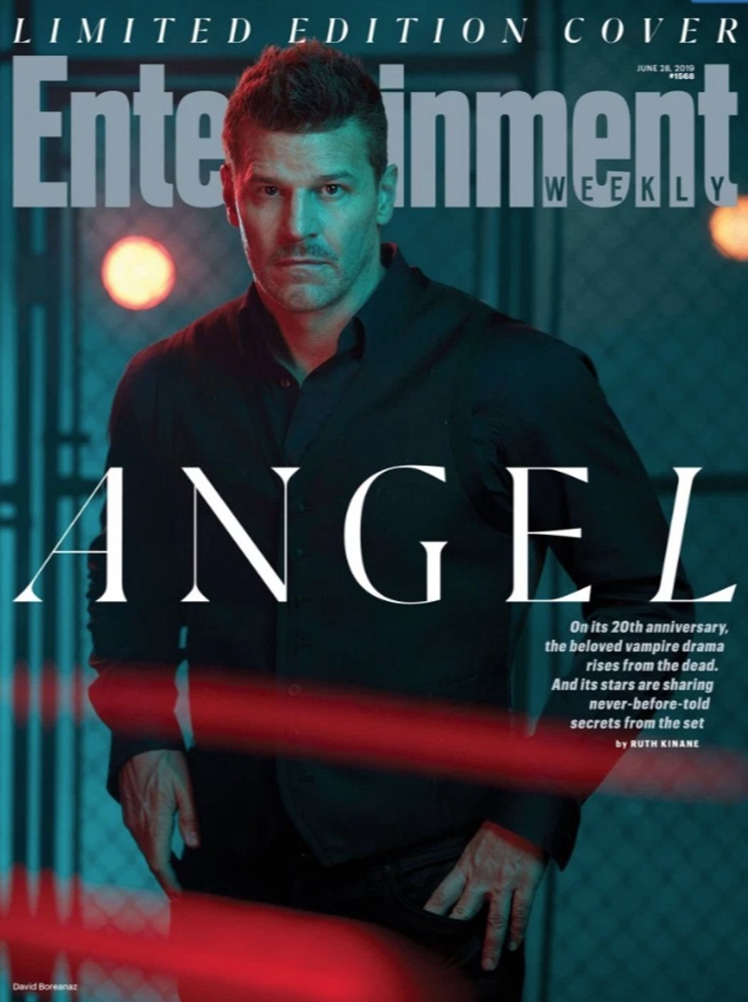 David Boreanaz en la portada de EW