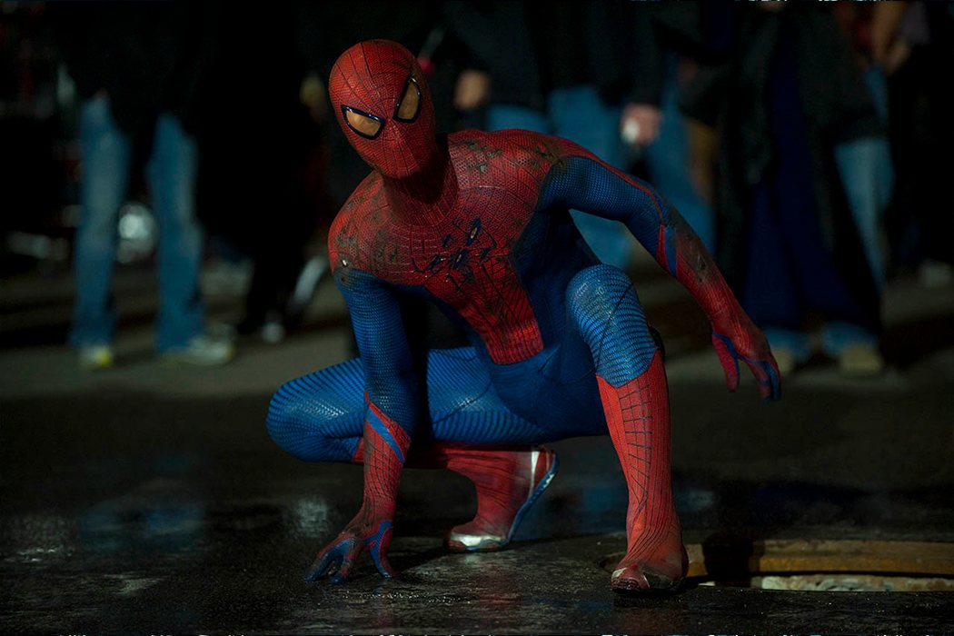 El primer traje de Andrew Garfield