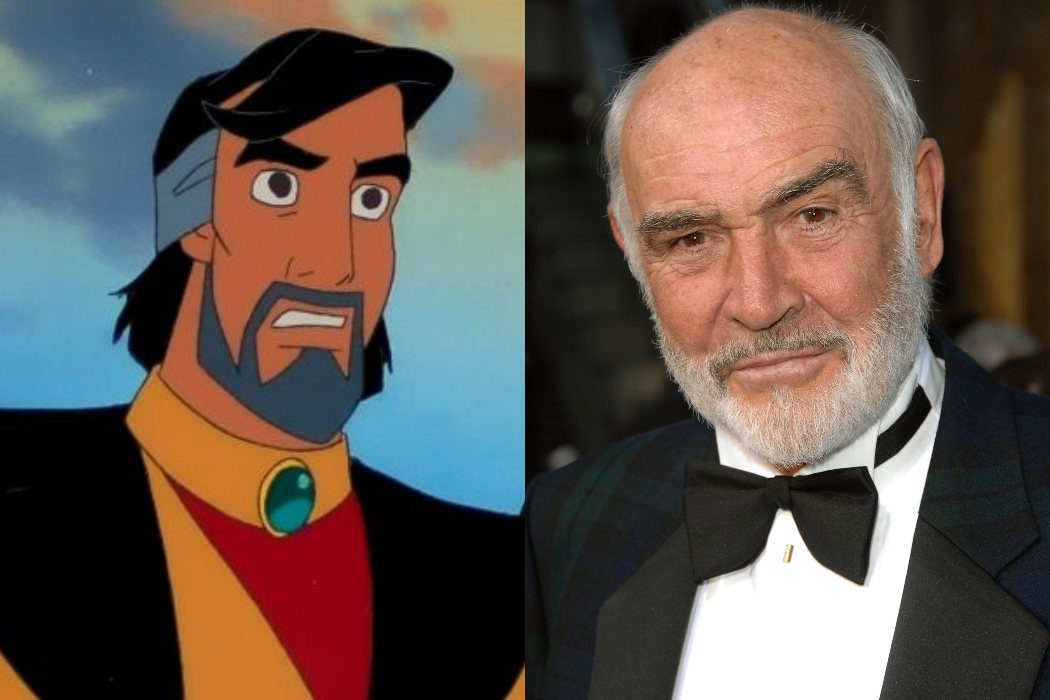 Sean Connery iba a ser el padre de Aladdin