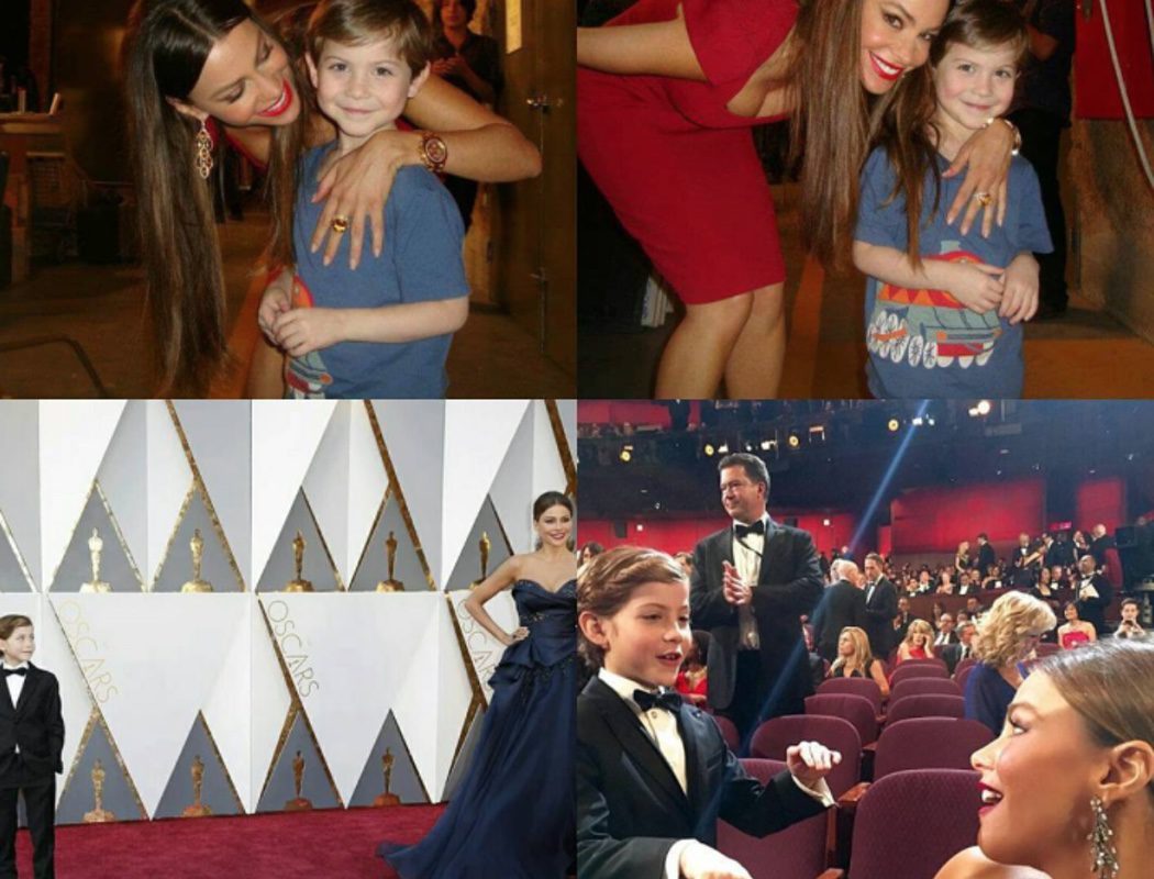 Jacob Tremblay piropeando a Sofia Vergara