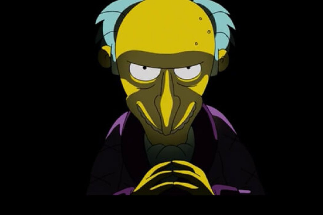 Montgomery "Monty'' Burns 'Los Simpson'