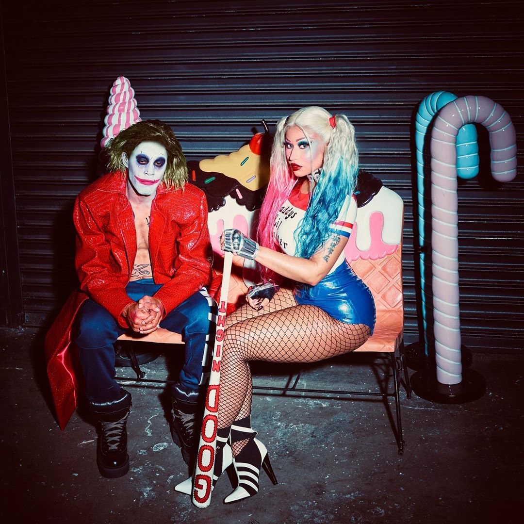 Nicki Minaj y Kenneth Petty de Harley Quinn y Joker