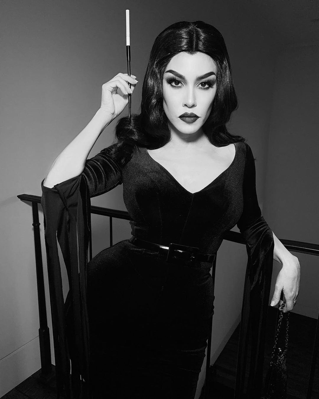 Kourtney Kardashian de Vampira de 'The Vampira Show'