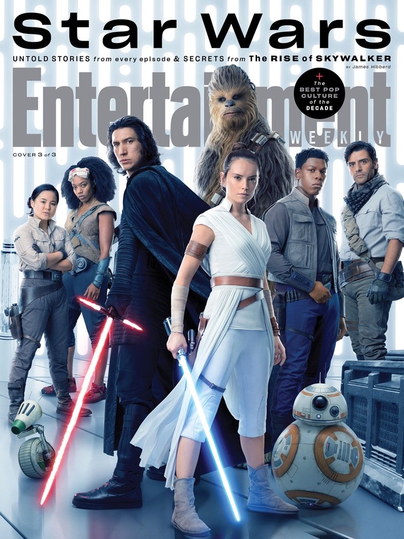 Portada Entertainment Weekly de la Saga de las secuelas