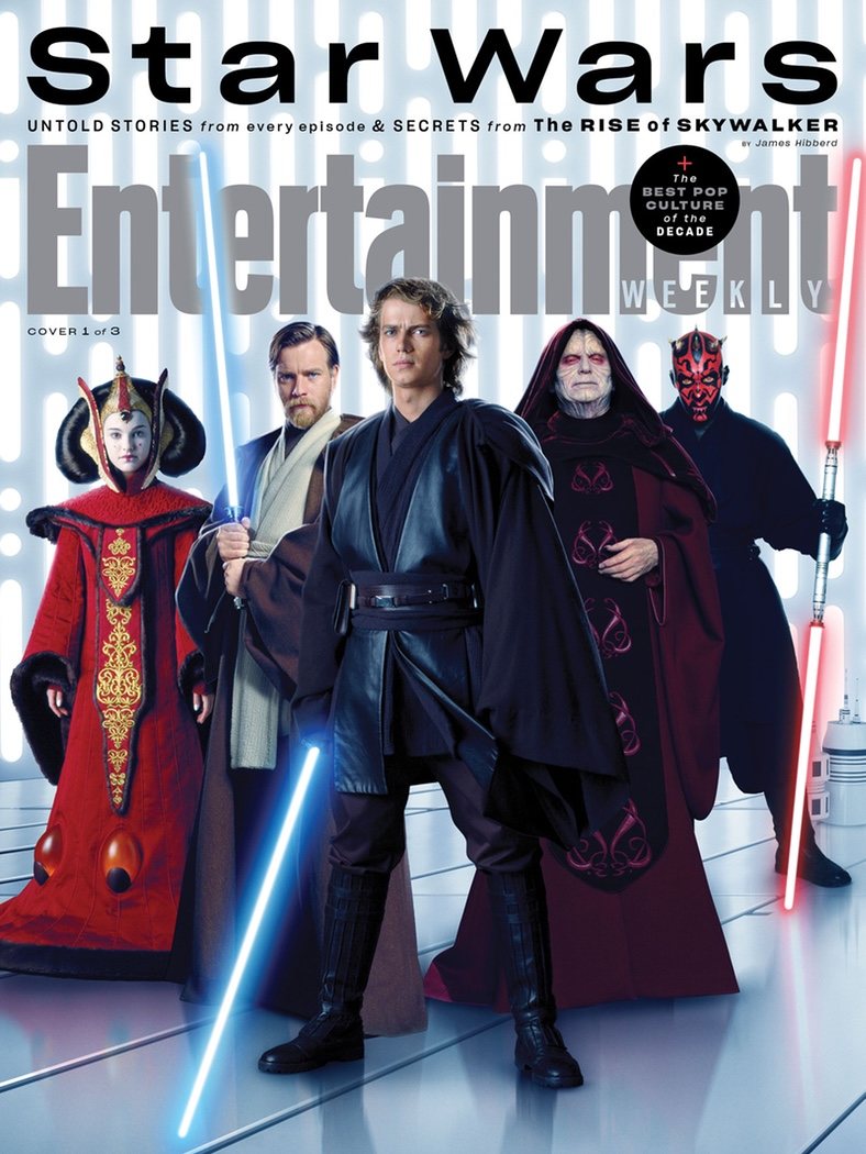 Portada Entertainment Weekly de la Saga de las precuelas