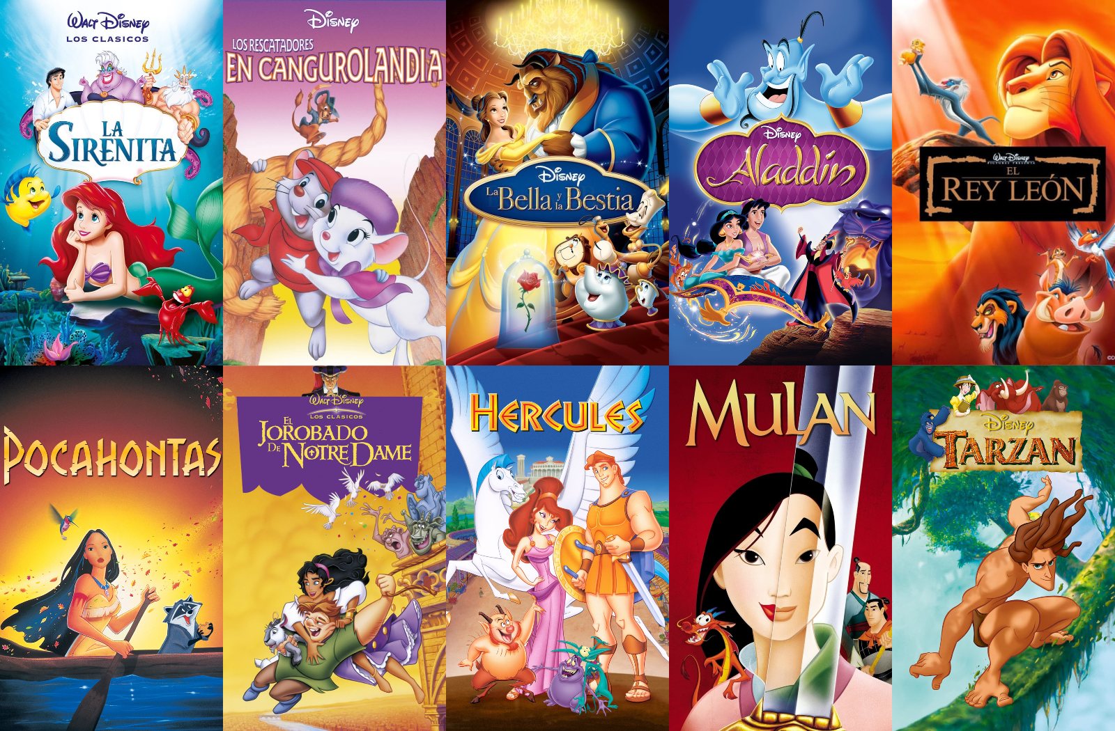 Renacimiento Disney (1989 - 1999)