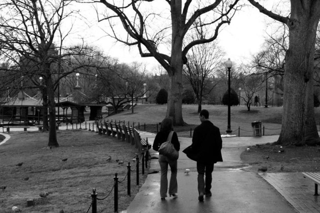 'Guy and Madeline on a Park Bench'