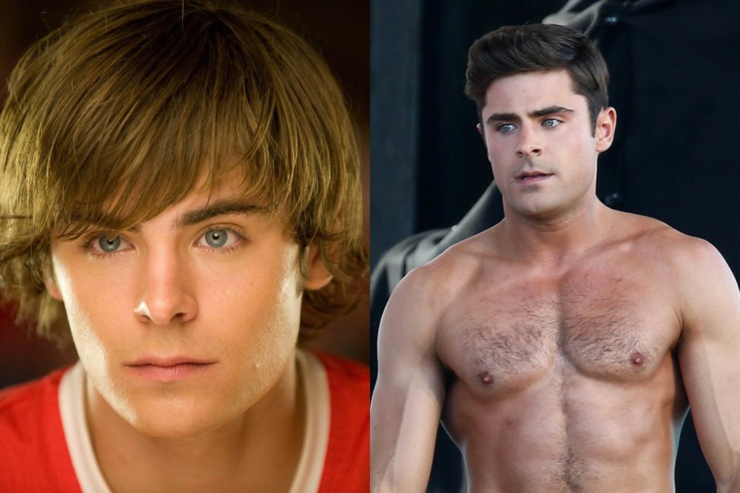 Zac Efron, sobresaliente en gimnasia