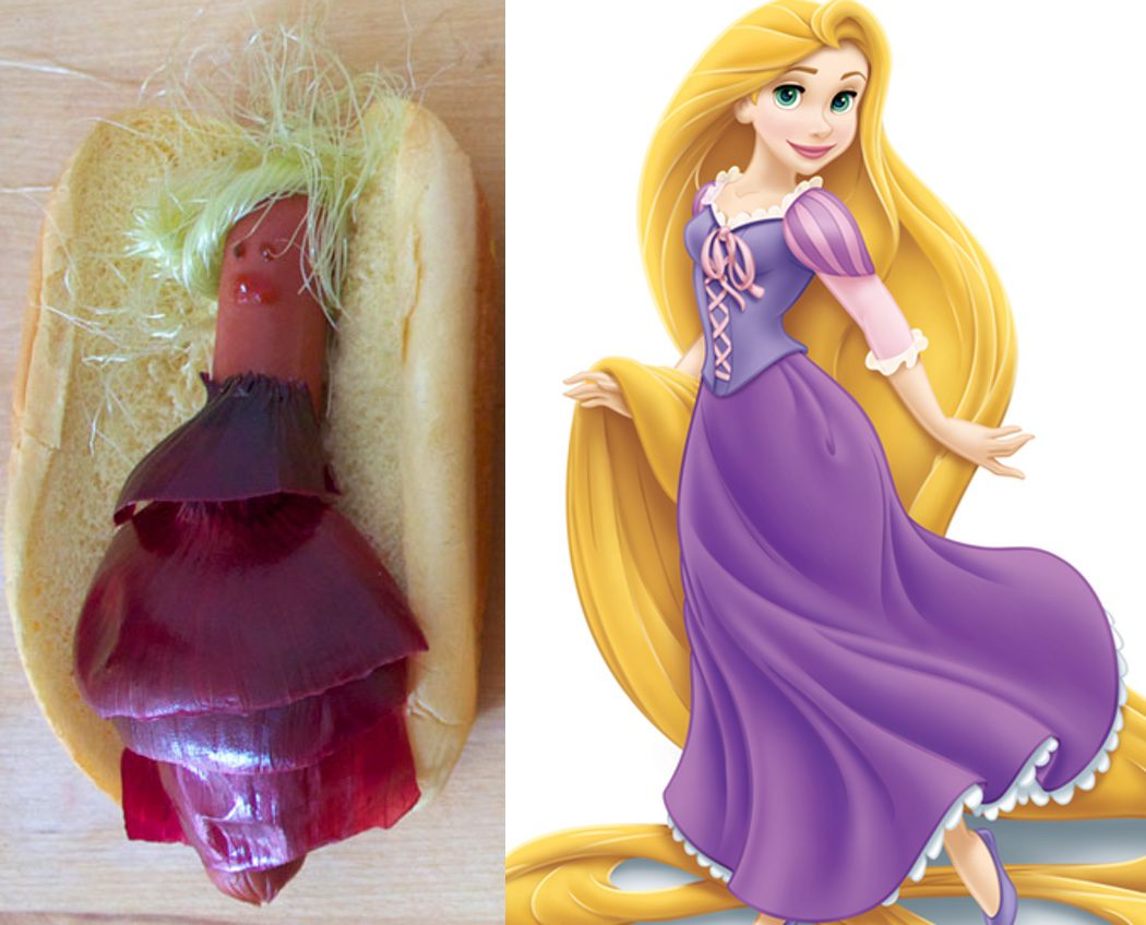 Hot Dog Rapunzel