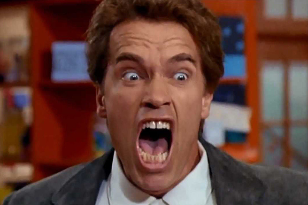 El grito de Schwarzenegger