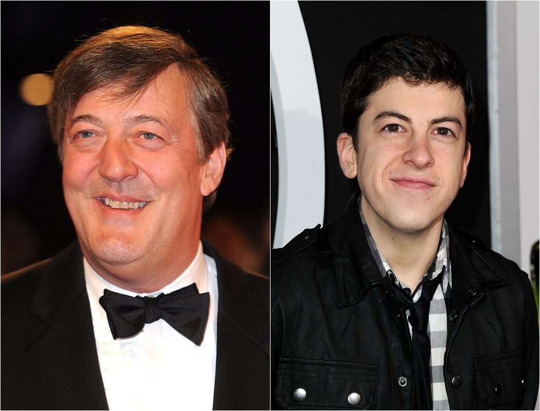 Stephen Fry y Christopher Mintz-Plasse fichan por 'The Great Indoors' de la CBS