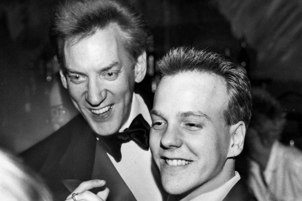 Kiefer y Donald Sutherland