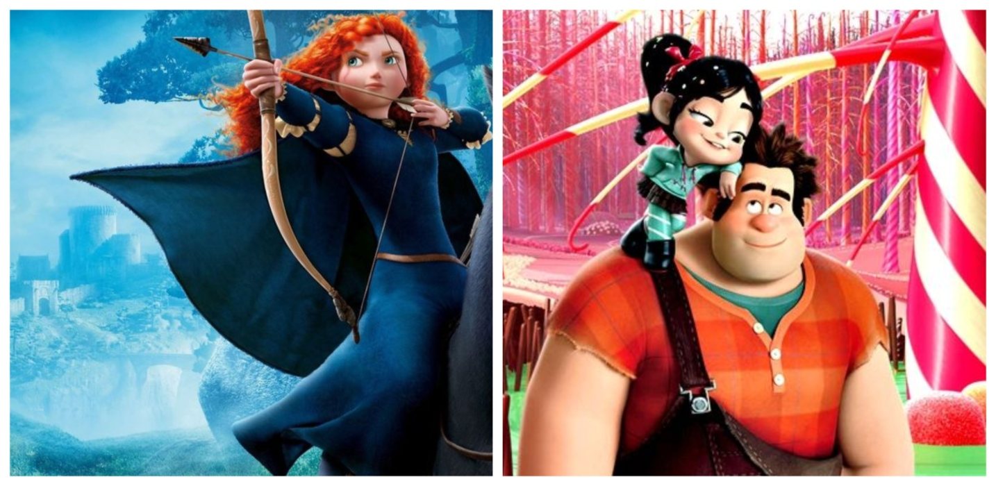 Año 2012: '¡Rompe Ralph!' vs. 'Brave (Indomable)'