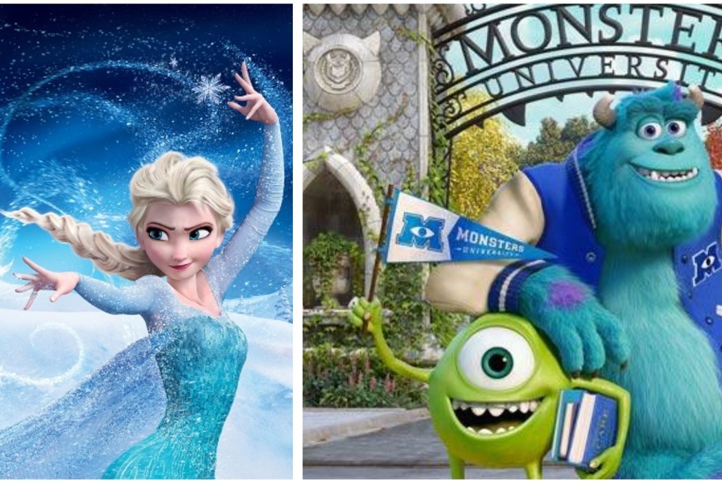 Año 2013: 'Frozen: El reino del hielo' vs. 'Monstruos University'