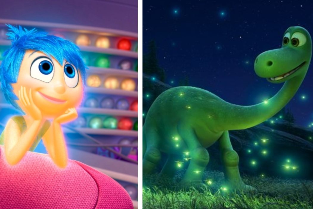 Año 2015: 'Del revés (Inside Out)' vs. 'El viaje de Arlo'