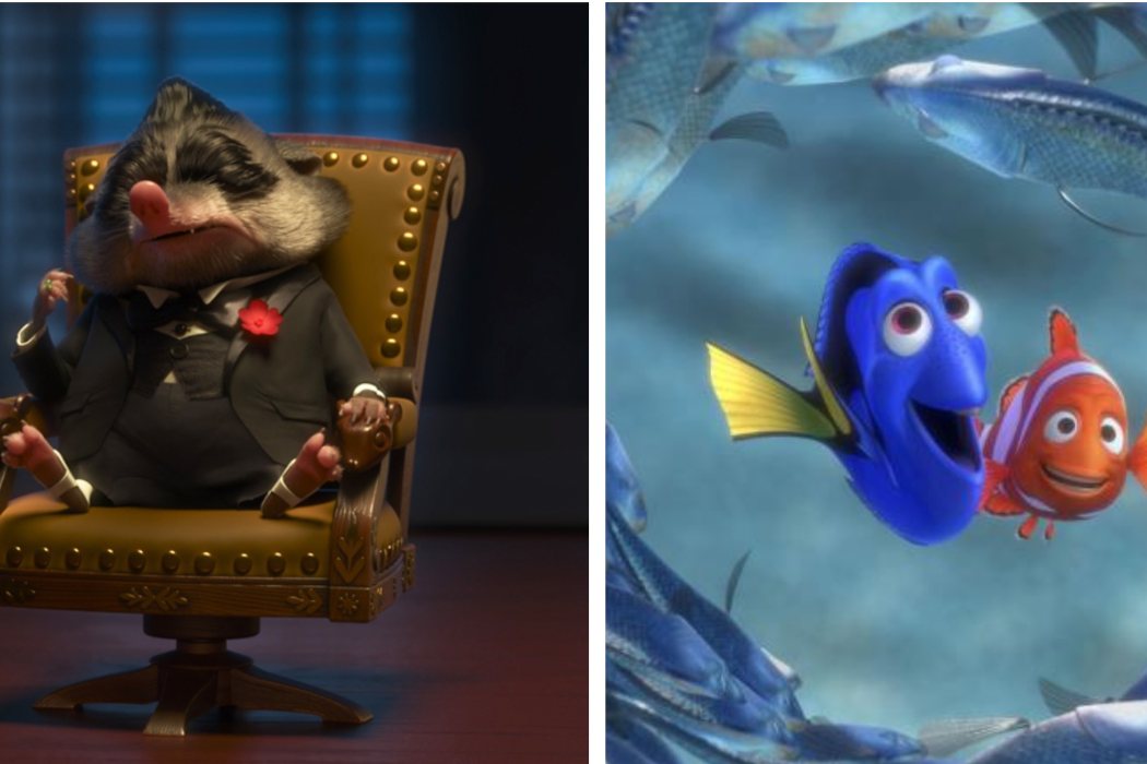 Año 2016: 'Zootrópolis' vs. 'Vaiana' vs. 'Buscando a Dory'