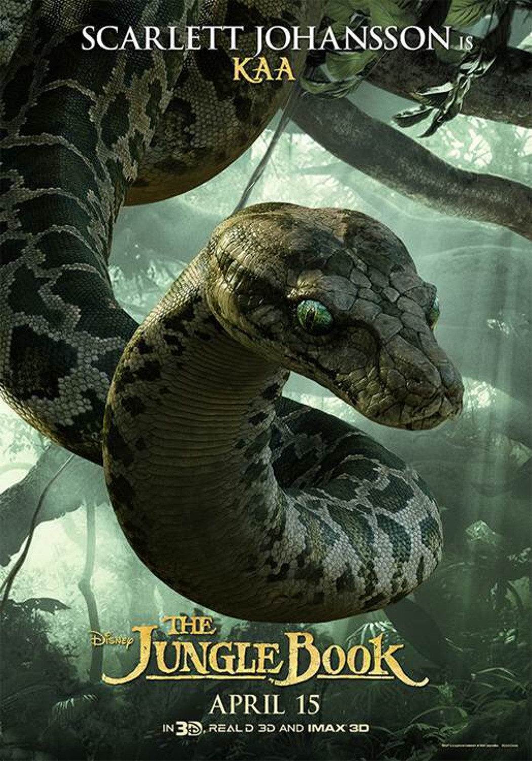 Póster Kaa 'El Libro de la Selva'