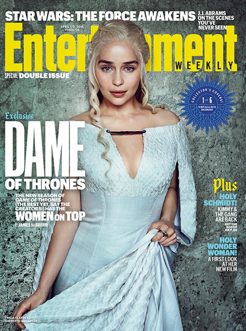 Emilia Clarke portada Entertainment Weekly