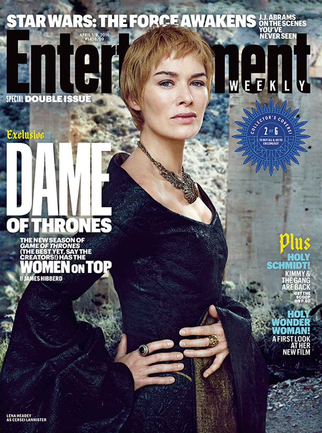 Lena Headey portada Entertainment Weekly