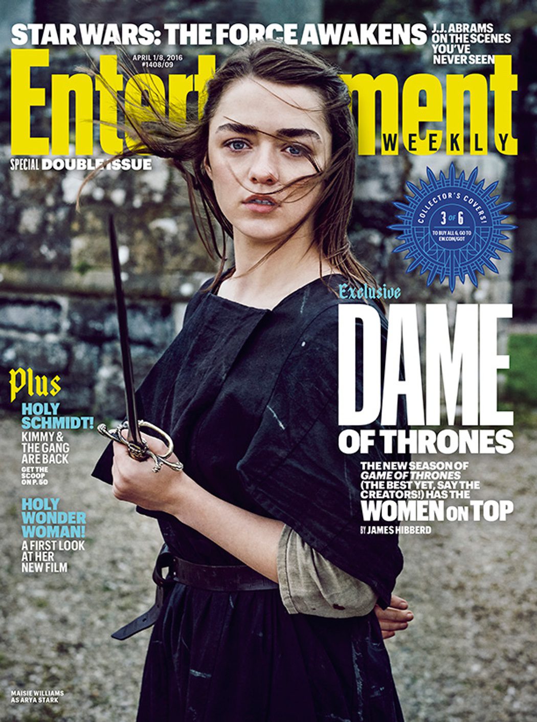 Maisie Williams portada Entertainment Weekly