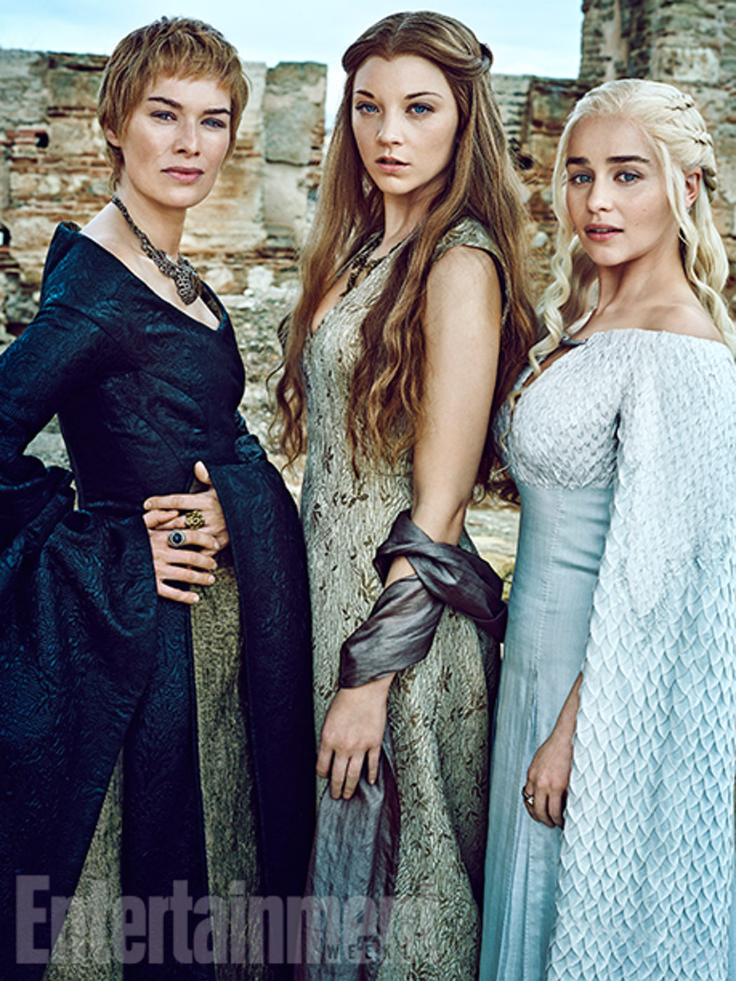 Lena Heady, Natalie Dormer y Emilia Clarke posan juntas para Entertainment Weekly