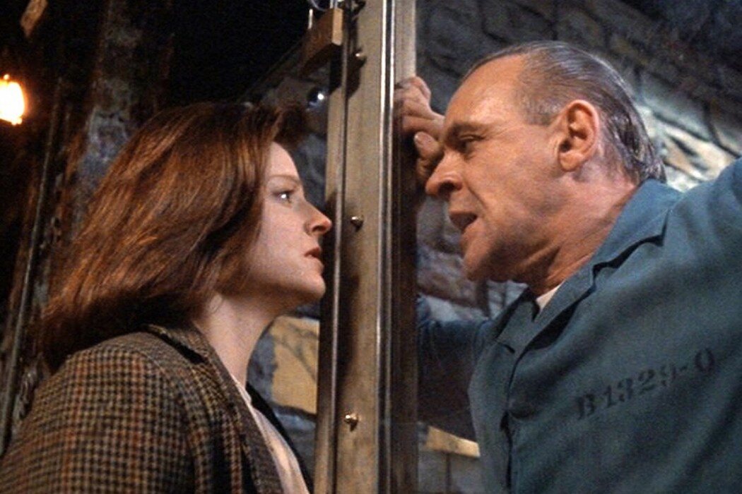 Jodie Foster y Anthony Hopkins