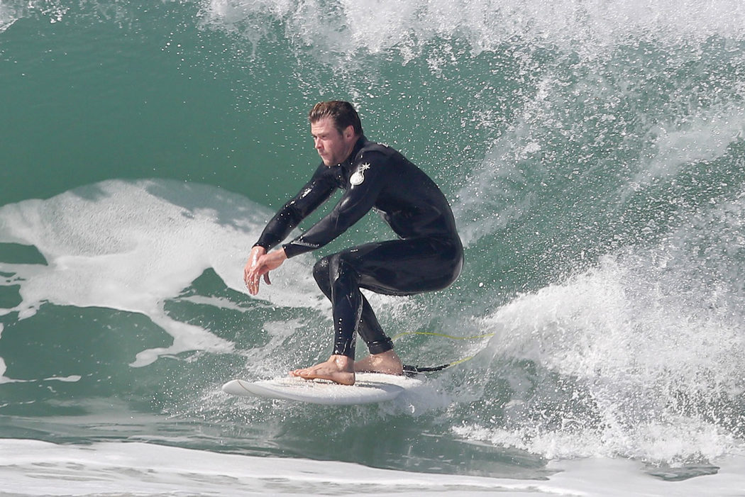 El surf es su otra pasión