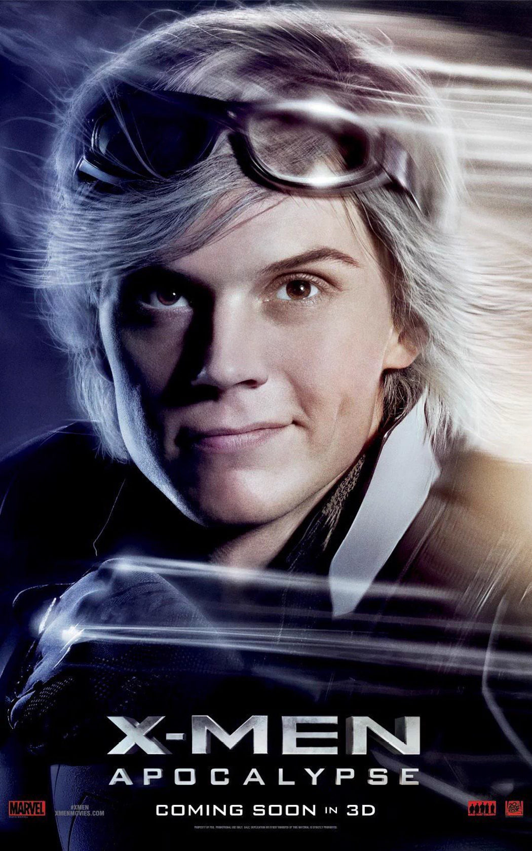 Evan Peters interpreta a Quicksilver